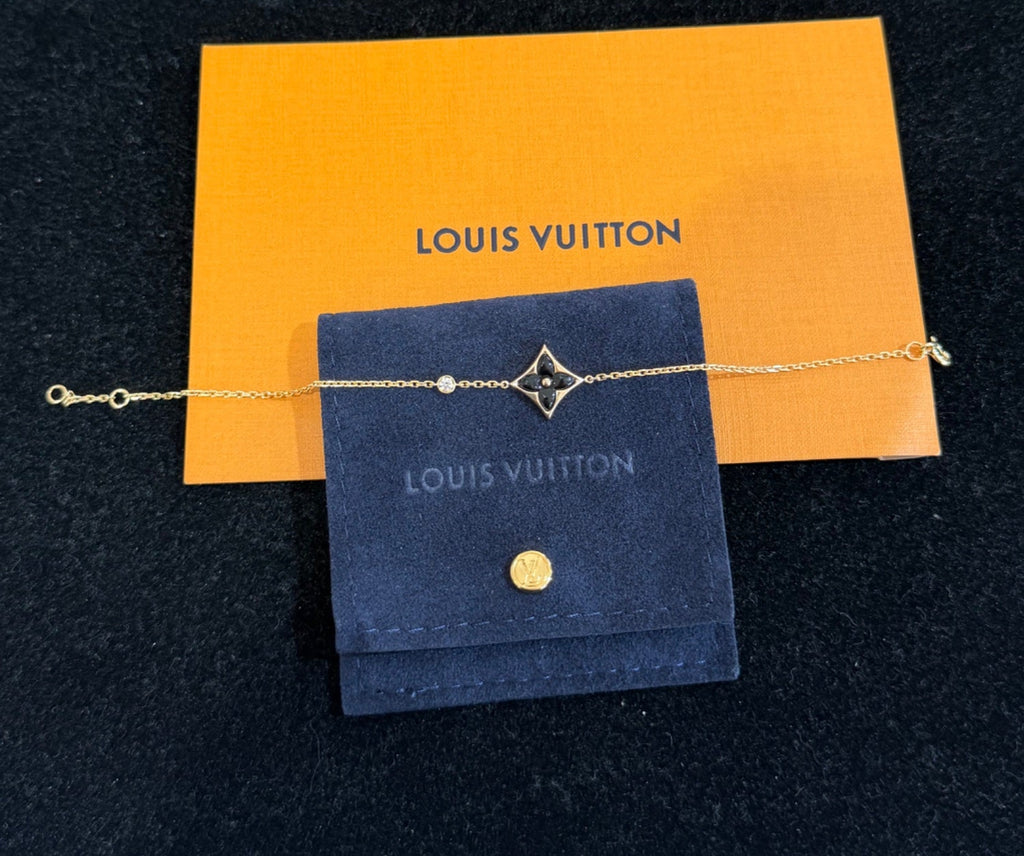 Louis Vuitton Color Blossom BB Star Bracelet 18K Gold Onyx Diamond